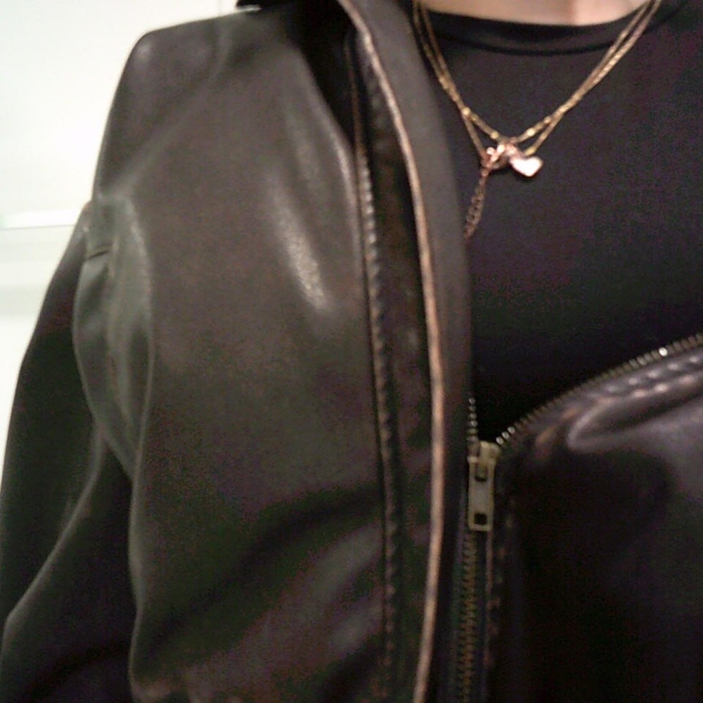 Women's Black Leather Jacket